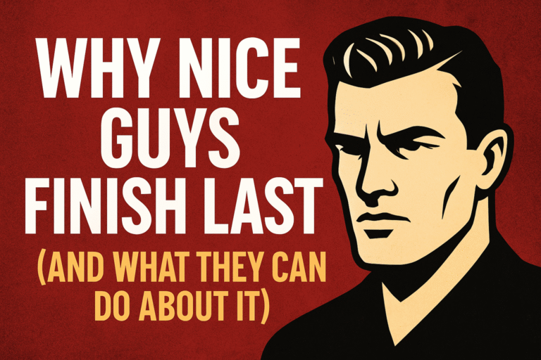 man thinking about why nice guys finish last