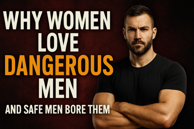 man standing cross armed and reflecting on why women love dangerious men and safe men ore them